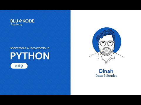 Learn Identifiers in Python (Tamil) | Python for Beginners | Bluekode Academy | #01