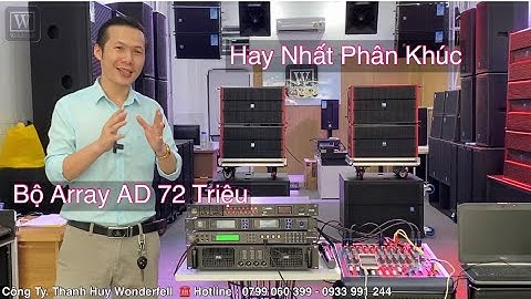 Hay Nhất Phân Khúc “ Lắp Dàn Aray AD 72 Triệu - Đi Hải Dương. LH 0903010773