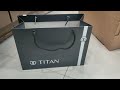 Titan Watch || Unboxing || 2023 || Analog Mesh Mattel Brown For Women :- 95184qm01