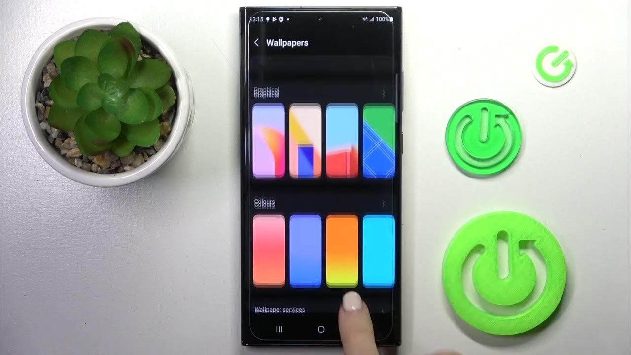 How to Change Wallpaper on SAMSUNG Galaxy S23 Ultra? s23ultra YouTube
