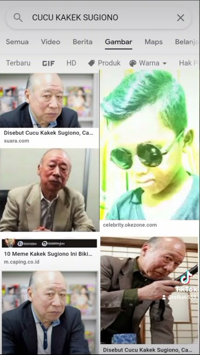 ini lah cucu kakek sugiono