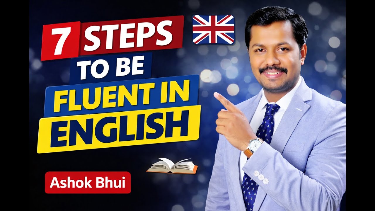 7 steps to be fluent in English - YouTube