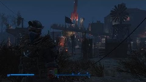 Fallout 4 Red Rocket Bar and Motel Zacksquatch builds