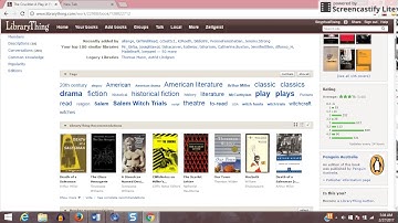 LibraryThing Screencast