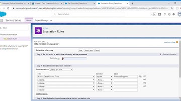 Create a Case Escalation Rule in Salesforce