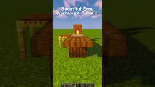 Information Beautiful Easy Workspace Tutorial (Minecraft) #shorts #minecraft News