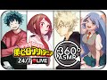 MHA Boys & Girls Talk With You *24/7 Livestream* [360º VR ASMR]