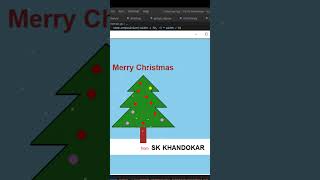 Amazing Drawing  Christmas Tree || Merry Christmas tree using python code