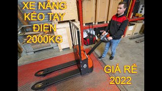 Xe nâng tay điện bán tự động 2 tấn WPL201 #CBD20J-B #WPL20
