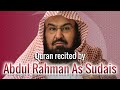 Quran by abdul rahman as sudais with qat app