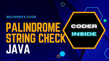 Palindrome String Program using Java for Beginners