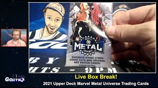 Box Break | 2021 Upper Deck Marvel Metal Universe Trading Cards