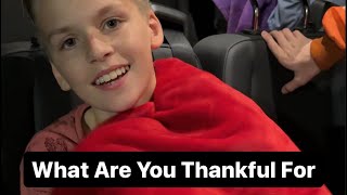 What Are You Thankful For?