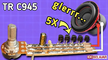 TRANSISTOR C945 mini amplifier | diy full bass tr c945 | simple circuit TR C945 / TR C828 / TR C829