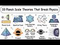 10 Planck Scale Theories That Break Physics