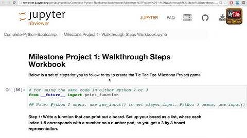 Lecture 8 | Milestone Project 1 - Assignment Overview | Python Online Tutorial