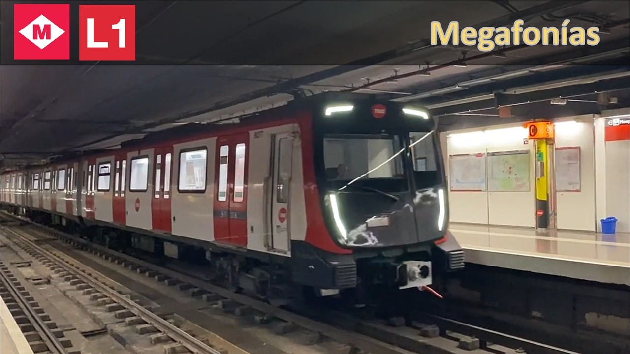 Megafonias Metro Barcelona L1 Serie 8000