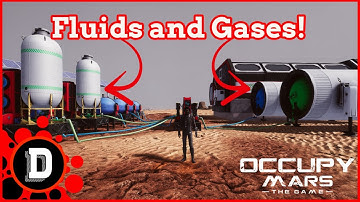 Setting up FLUIDS and GASES for my GREENHOUSE! [S3 E9] Occupy Mars: The Game