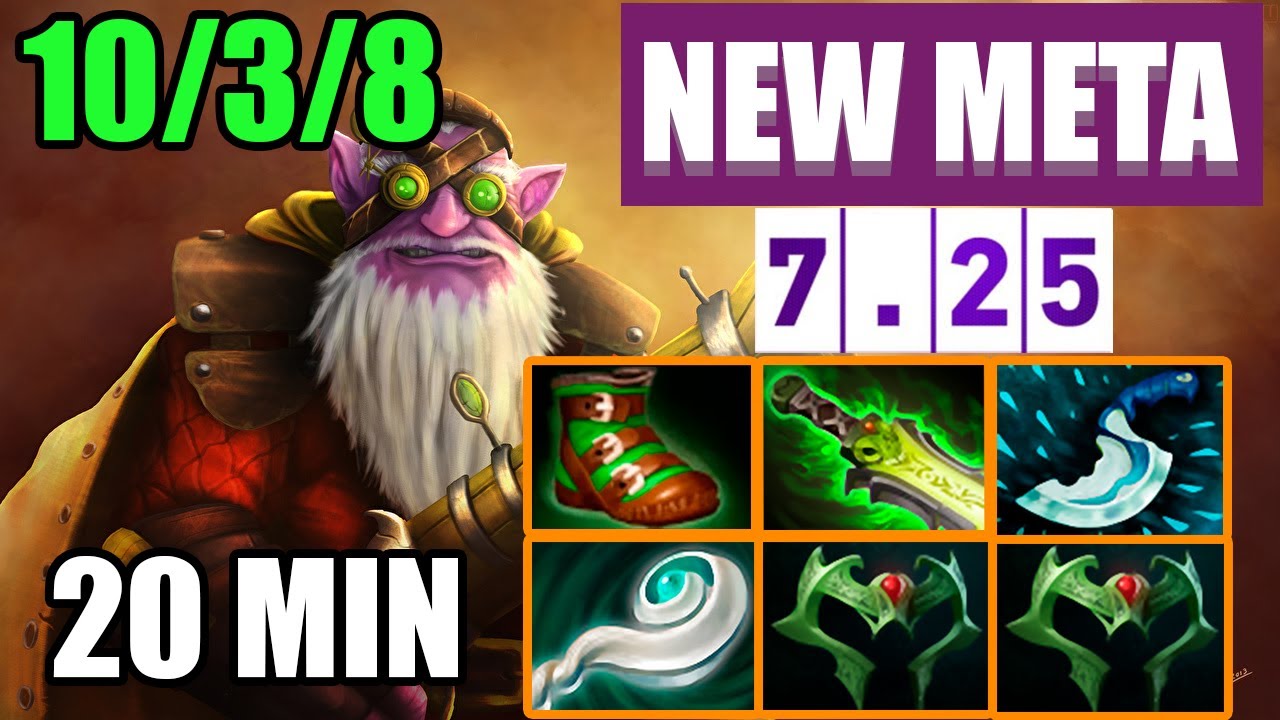 NEW META / Снайпер с ЭТЕРИАЛОМ первым слотом / Sumail SNIPER with 1st item ETHEREAL / 7.25 Dota 2