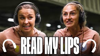 "You Didn't Say That!" 😂 | Niamh Charles & Laura Coombs | Read My Lips Challenge | England