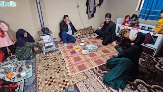 Building Dreams in Rural Iran: Construction, Wooden Fences, and a Memorable Family Dinner 🍽️🏗️