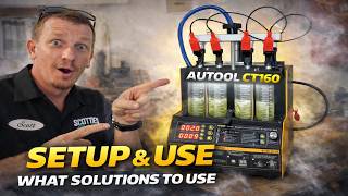 Autool CT160: Fuel Injector Cleaning Made Easy. Setup and Use. What Solution to Test Injectors.
