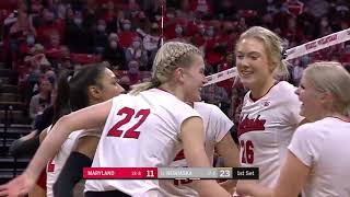 Nebraska vs Maryland | Women Volleyball Nov 12,2021