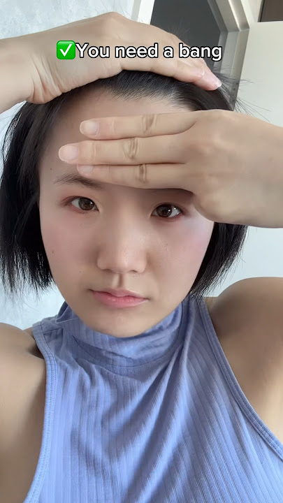 How to know if you need a fringe bang #howtohairstyle