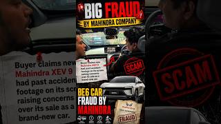 Mahindra Scam Exposed! 😱 Selling Accidental Cars? #Mahindra #Fraud