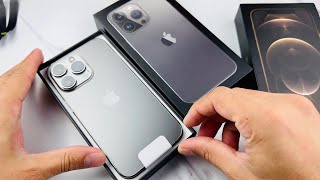 iPhone 13 Pro Graphite UNBOXING + iPhone 12 Pro Comparison