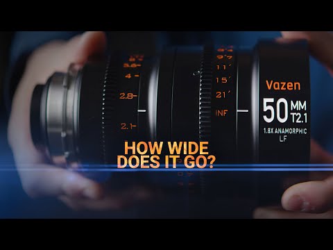 Vazen 50mm T2.1 1.8x Anamorphic Lens - Full Frame Anamorphic!