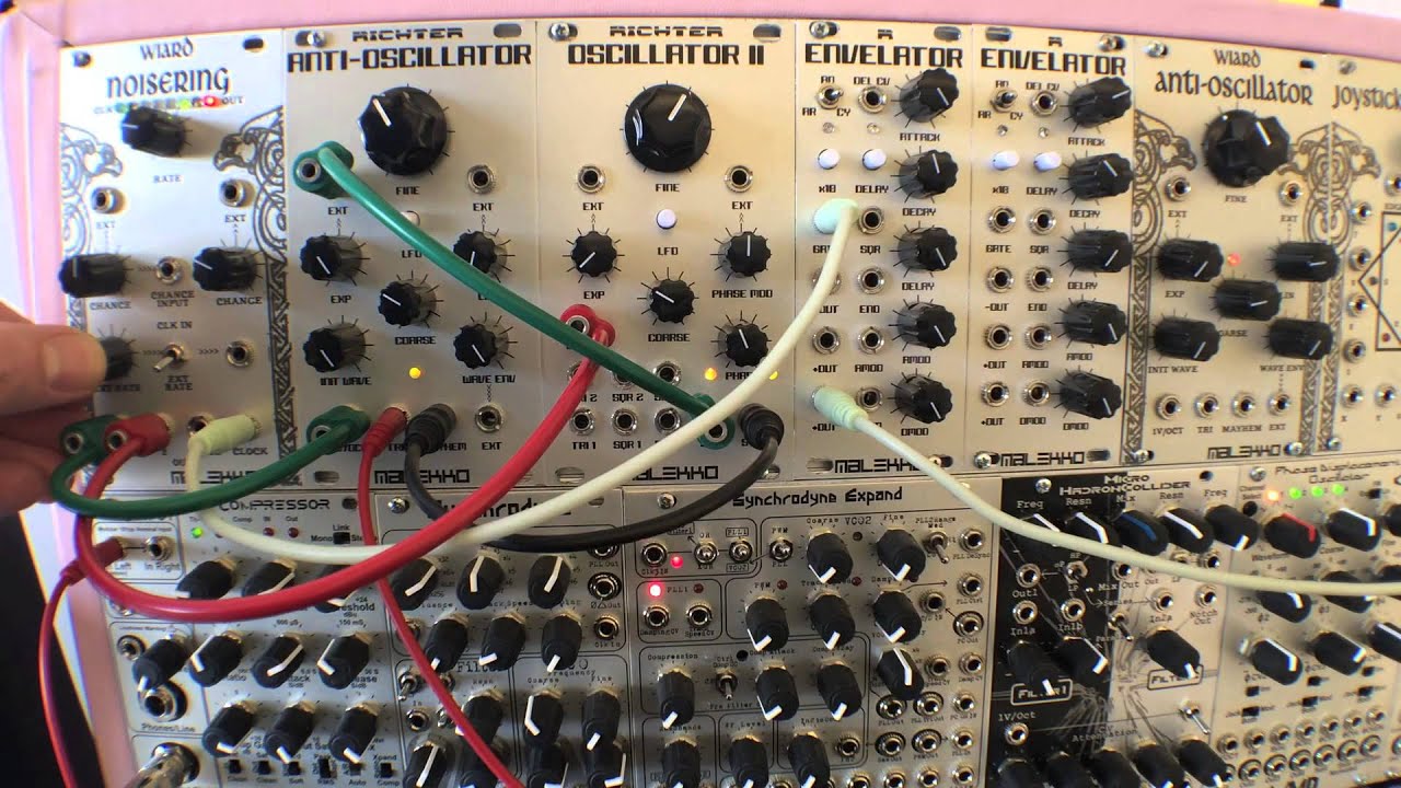 FM noodle with Malekko/Richter Oscillators
