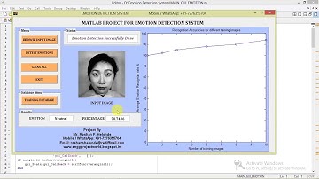 Facial Expression Based Emotion Detection Matlab Project with Source Code || IEEE Based Project