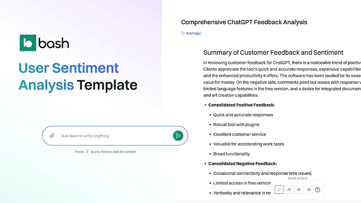 How to turn online reviews into a sentiment analysis with AI | Bash