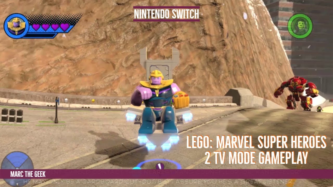 Nintendo Switch Lego Marvel Super Heroes 2 Tv Mode Gameplay