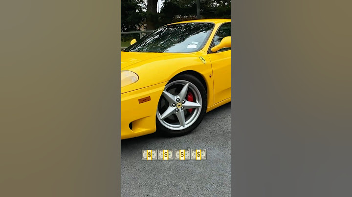 How much did my FERRARI 360 Modena cost?