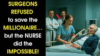 SURGEONS REFUSED to save the MILLIONAIRE… but the NURSE did the IMPOSSIBLE!