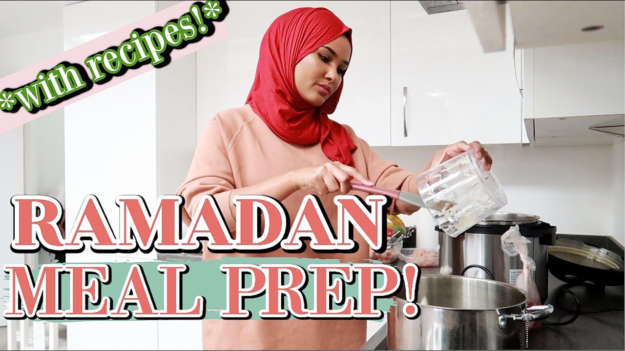 RAMADAN 2021 FOOD PREP FOR THE FIRST 2 WEEKS! Samosa's, Curry, Burgers & MORE