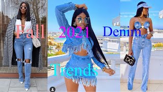 2021 Denim Fall Fashion Trends For Women || The Biggest Denim Trends Of 2021 For Everybody Type