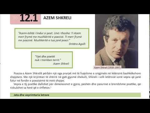 Letersia 12 Filara Mesimi 12 1 Jeta dhe vepra e Azem Shkrelit