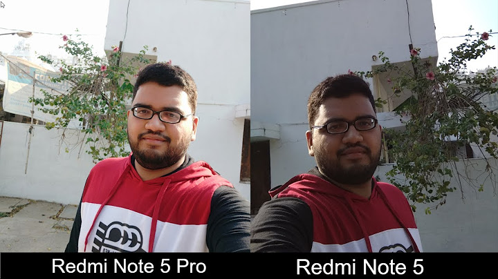 So sánh camra redmi note 5 và note 5 pro
