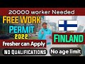 Free Finland Work Permit Process | 20,000 Work Visas for Non Europeans | Finland Work Visa