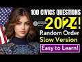 2024 Random 100 Civics Questions and Answers: US Citizenship Interview 2024 | 100 civics questions