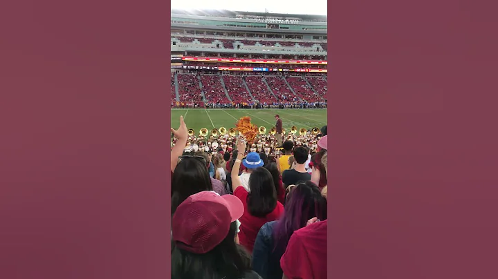 USC Win! Trojan Marching band.