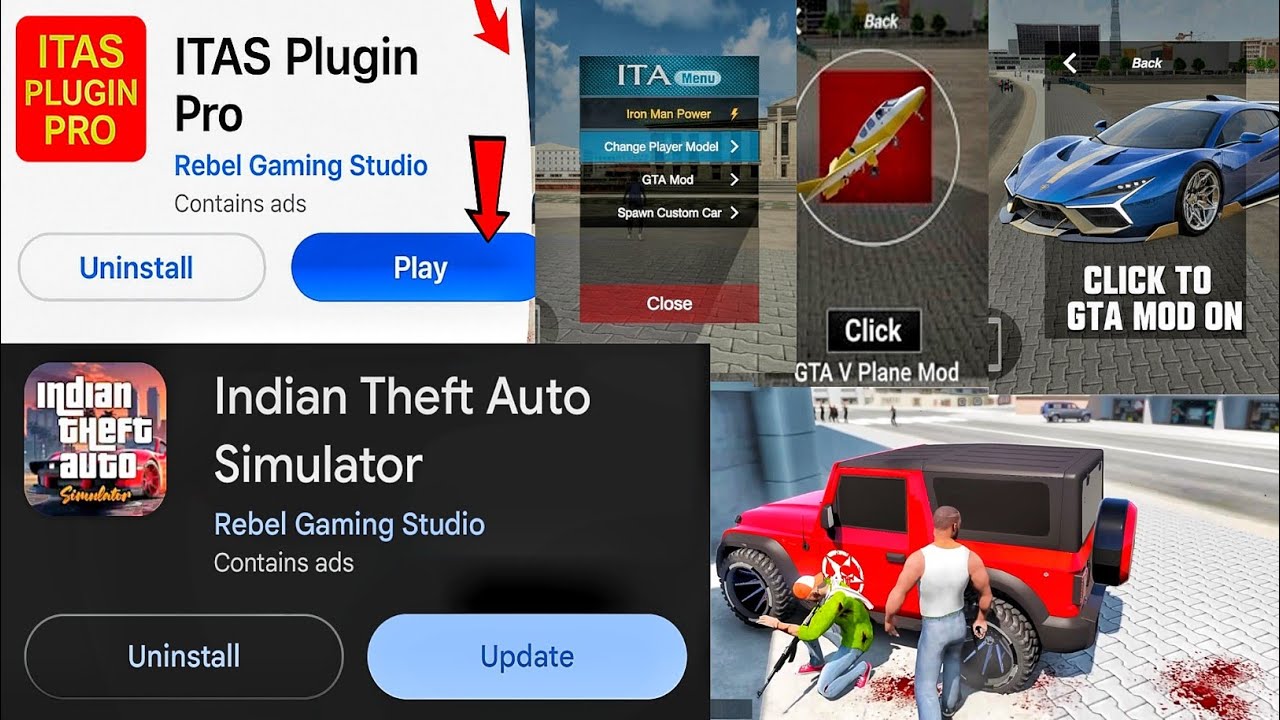 🔥 Indian Theft Auto Simulator New Update | 3 Secret Missions Added 😱 | World’s Most Powerful GTA Mod