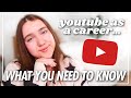 What NOBODY Tells You About Doing YouTube as a Career