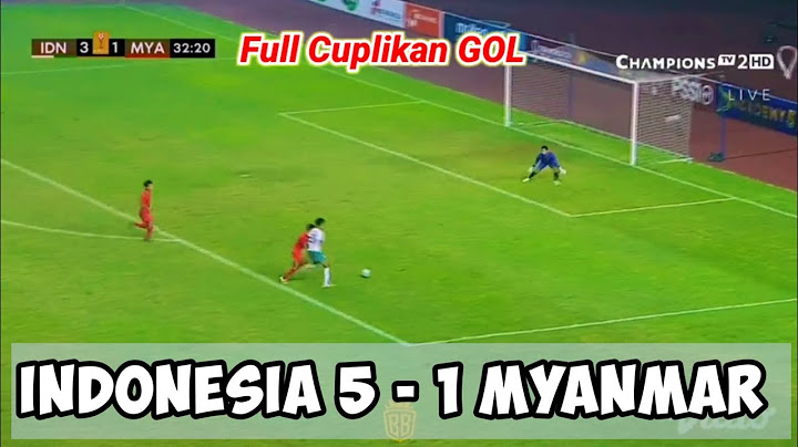 🔴Highlight cuplikan GOL || Indonesia 5-1 Myanmar. Piala AFF U-19 2022.