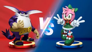 Sonic Dash - Jingle Belle Amy VS Big - Movie Sonic vs All Bosses Zazz Eggman