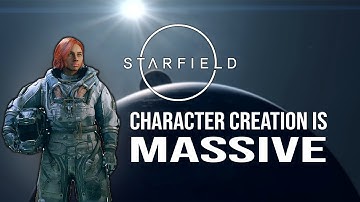 Starfield Character Customization is Massive!