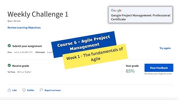 Agile project management weekly challenge 1 || Google Project Management